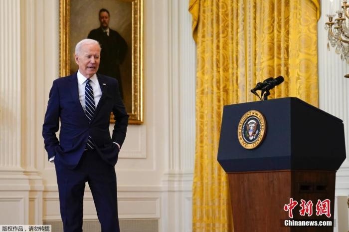 資料圖：美國(guó)總統(tǒng)拜登。