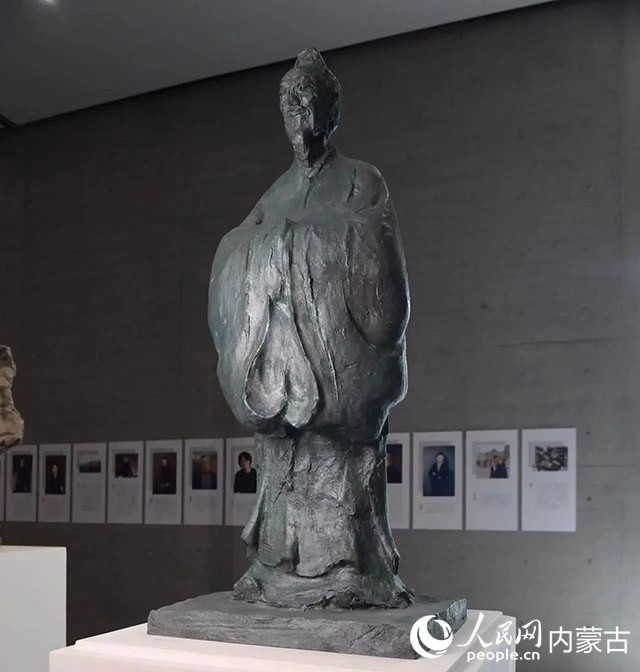 吳為山作品《管子》。實習(xí)生 楊光攝