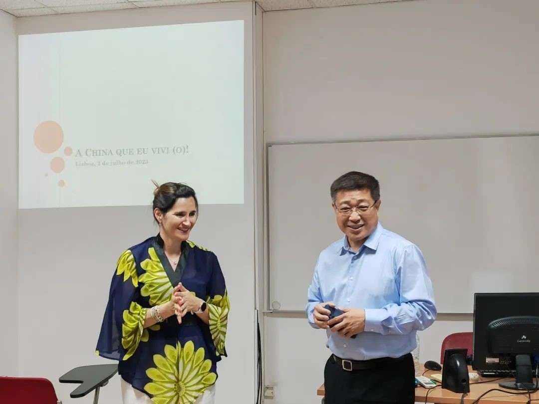 里斯本大學(xué)孔子學(xué)院組織漢語角活動(dòng)。 圖片來源：里斯本大學(xué)孔子學(xué)院公眾號(hào)