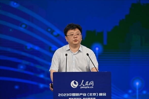 傳播內(nèi)容認(rèn)知全國(guó)重點(diǎn)實(shí)驗(yàn)室首席科學(xué)家張勇東。人民網(wǎng)記者 于凱攝