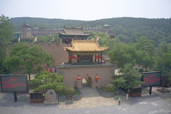 皇城相府景區(qū)（無人機(jī)照片）。人民網(wǎng)記者 王天樂攝