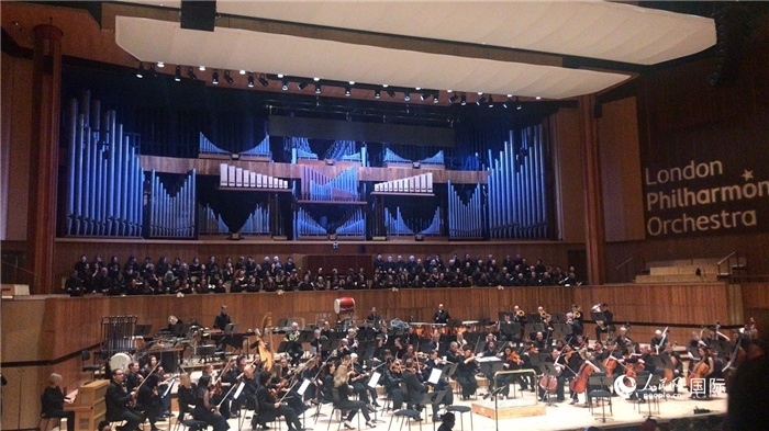 《敦煌·慈悲頌》在倫敦演出。人民網(wǎng) 余穎攝