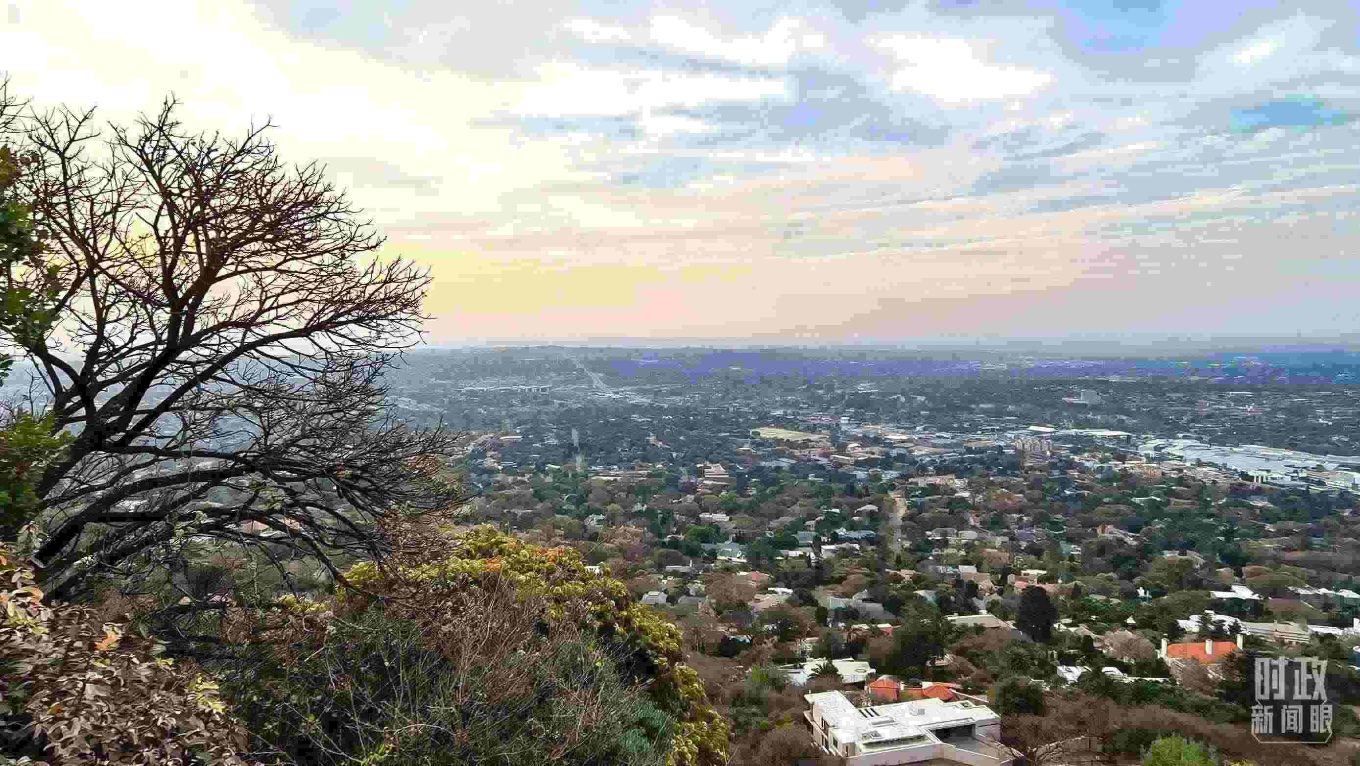 △南非約翰內(nèi)斯堡。（總臺央視記者韓銳拍攝）