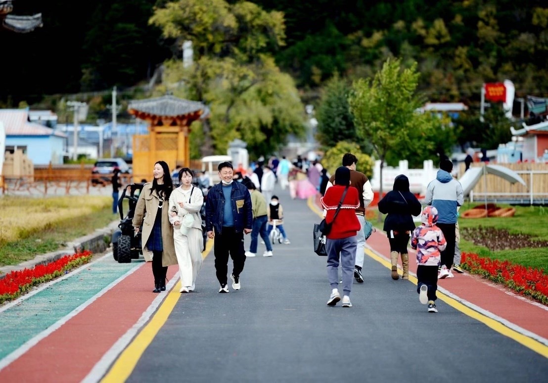 光東村干凈整潔的街區(qū)。主辦方供圖