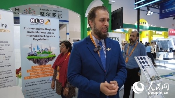 9月2日，巴基斯坦駐華使館商務參贊古拉姆·卡迪爾接受人民網(wǎng)記者采訪。人民網(wǎng)記者 趙雯博攝