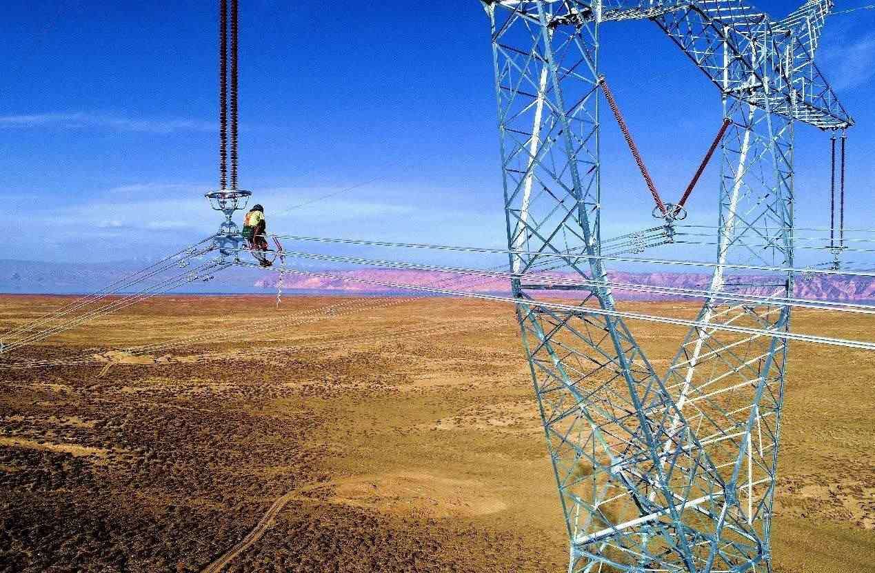 青豫直流。國網(wǎng)青海省電力公司供圖
