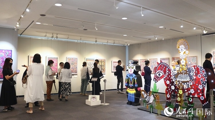 到場民眾觀看展覽。人民網(wǎng) 許可攝