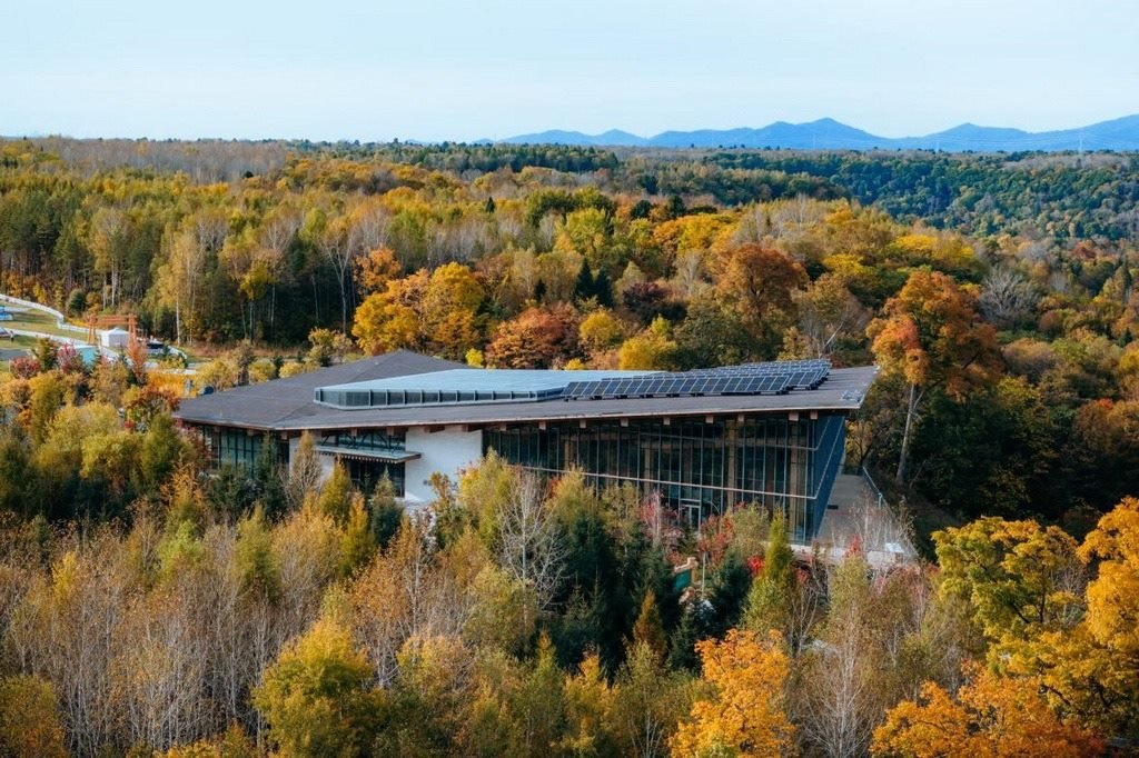 園區(qū)在多棟建筑上都安裝有分布式光伏發(fā)電設(shè)施。邱活攝