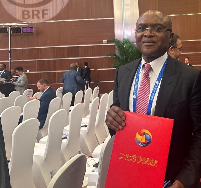 “一帶一路”企業(yè)家大會(huì)的外方代表。人民網(wǎng)記者 申佳平攝