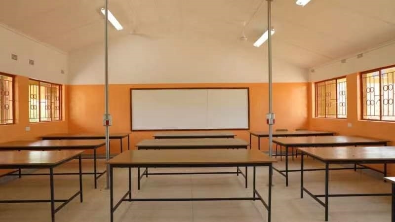 寬敞明亮的教室。主辦方供圖