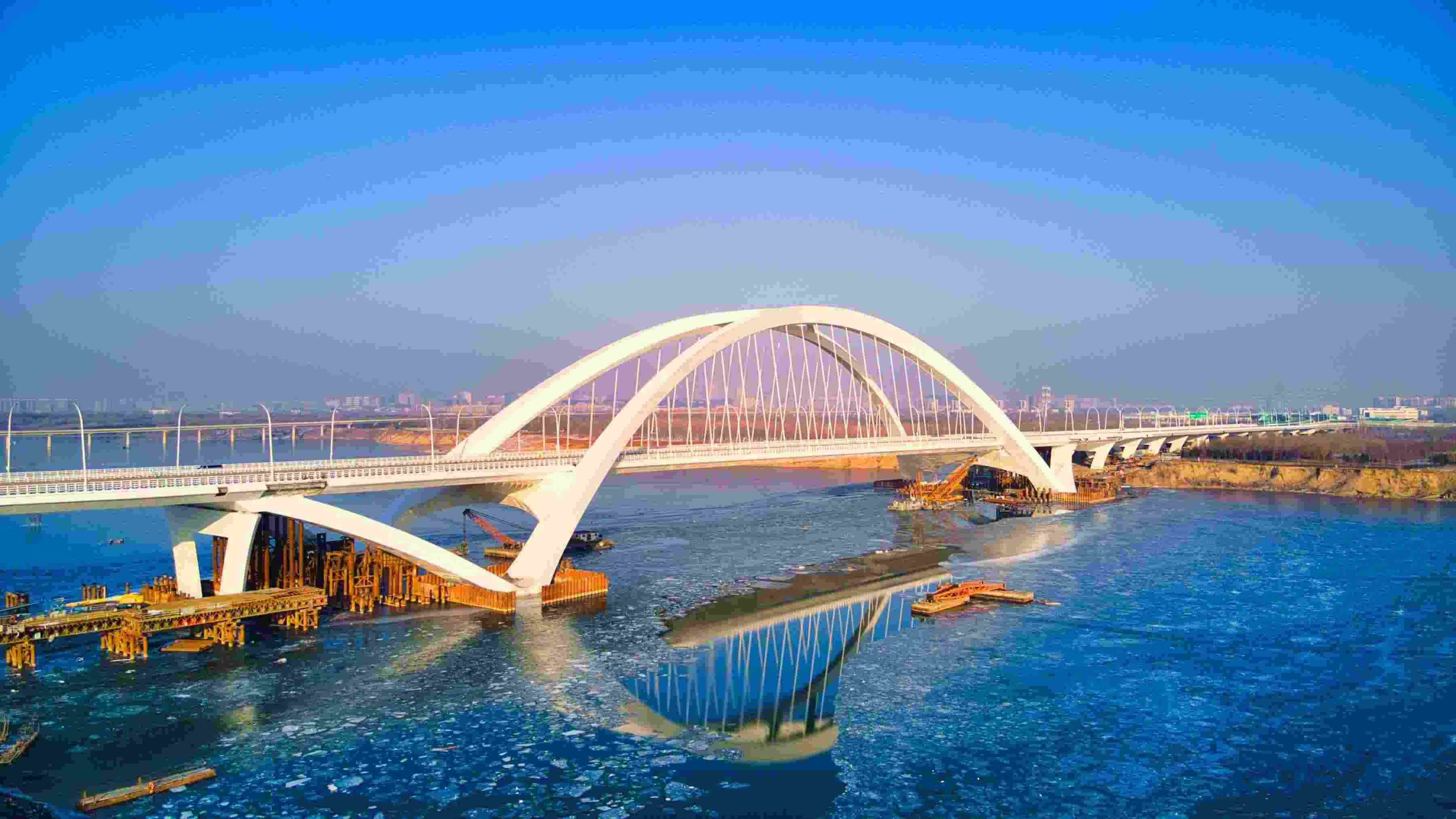 開通后的京雄大橋。受訪方供圖