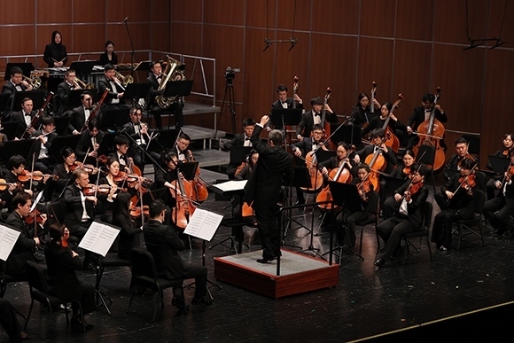 音樂會(huì)現(xiàn)場。學(xué)校供圖