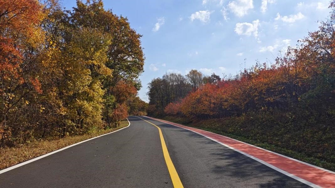 九臺區(qū)圍繞紅色文化、冰雪資源、特色民宿，進一步完善道路功能。九臺區(qū)委宣傳部供圖