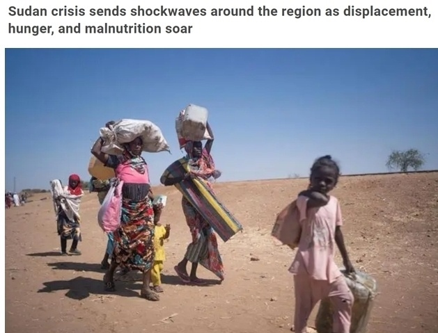 糧食危機(jī)、營(yíng)養(yǎng)不良、霍亂 蘇丹人道主義危機(jī)嚴(yán)重