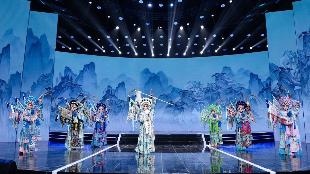 圖：秦腔戲曲《楊門女將》 表演者：惠敏莉、趙璐璐等