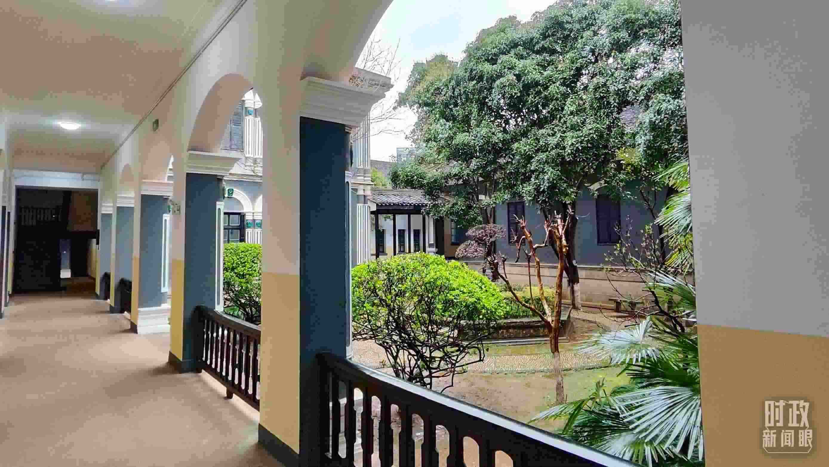 △湖南第一師范學(xué)院（城南書院校區(qū)）。（總臺央視記者覃思、郭曉龍拍攝）