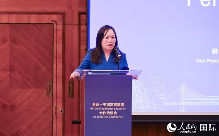 英國林肯大學(xué)副校長(zhǎng)彭·艾西特發(fā)言