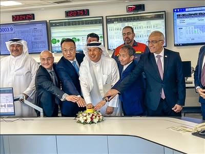 圖為燃機點火儀式，主辦方供圖