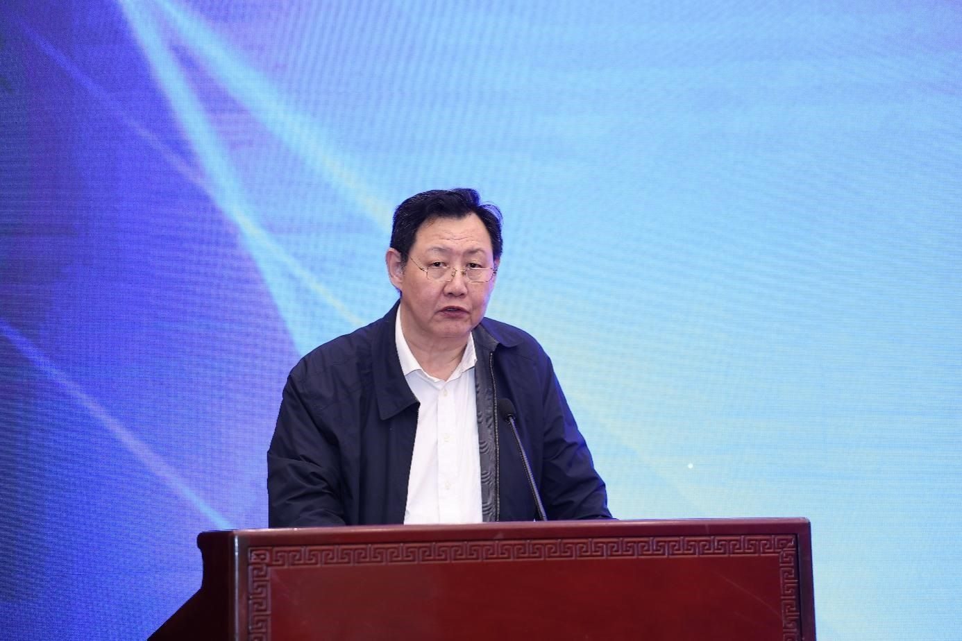 中國物流與采購聯(lián)合會黨委副書記余平致辭。主辦方供圖