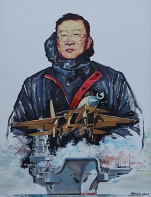 《羅陽》油畫。校方供圖