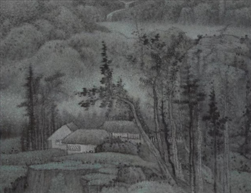 王秦生畫作《晨寂》。主辦方供圖