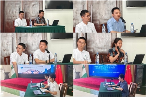 青年外交官們介紹了中國有關外交政策、對非對尼政策、等情況，并就學生們關心的問題解答。駐拉各斯總領館供圖