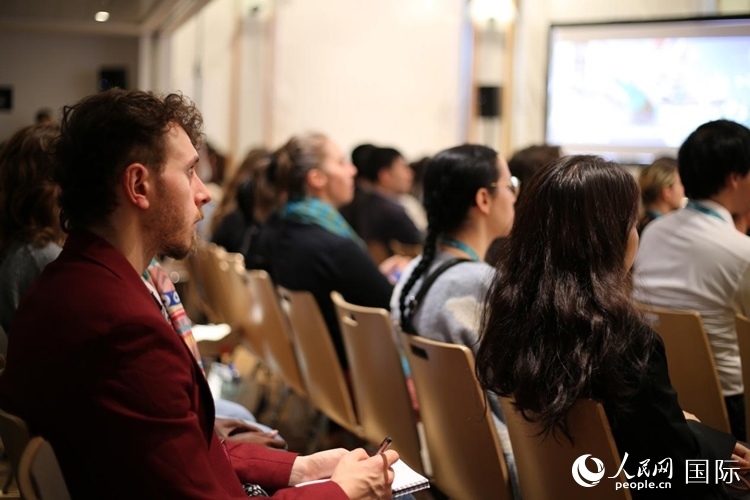 中國優(yōu)秀動畫作品推介會現(xiàn)場。人民網(wǎng)記者 于超凡攝