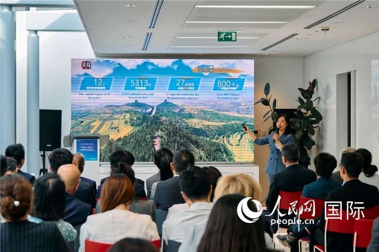 咸陽(yáng)市招商局局長(zhǎng)王苗致辭。