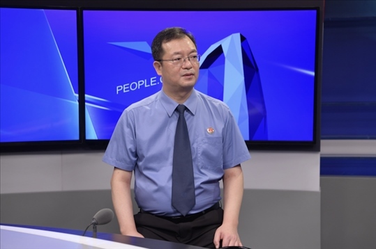 福建省泉州市人民檢察院檢察長(zhǎng)施建清。人民網(wǎng)記者 王曉嘯攝