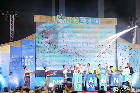 7月9日，2024年蘭納博覽會(huì)開幕式在清邁國際會(huì)展中心舉行。人民網(wǎng)記者楊一攝