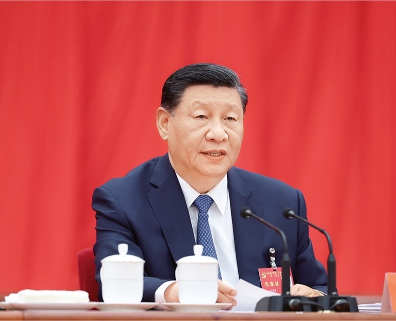 中國共產(chǎn)黨第二十屆中央委員會第三次全體會議，于2024年7月15日至18日在北京舉行。中央委員會總書記習(xí)近平作重要講話。 新華社記者 鞠鵬/攝