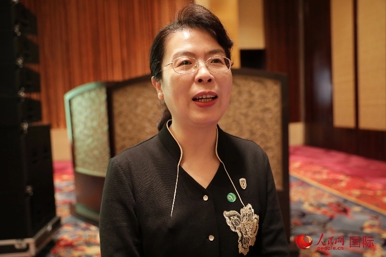 北京外國語大學亞洲學院院長、中國馬來研究中心主任蘇瑩瑩教授接受人民網(wǎng)采訪。人民網(wǎng) 王婧攝