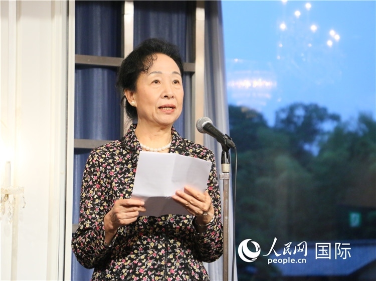 中國商務(wù)部原部長助理郭莉致辭。人民網(wǎng) 許可攝