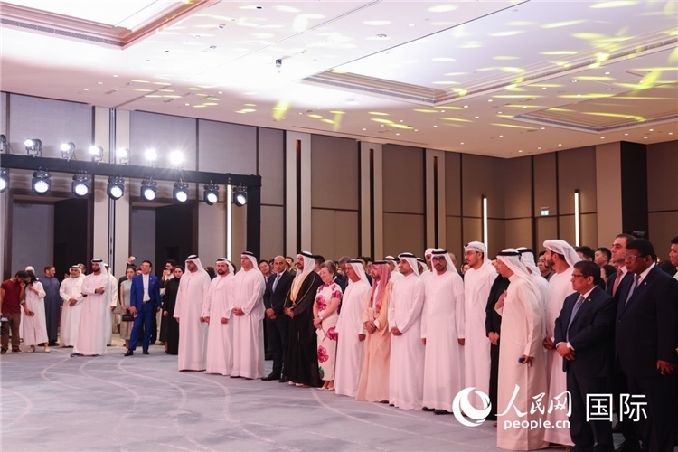 招待會(huì)現(xiàn)場(chǎng)。人民網(wǎng)記者任皓宇攝