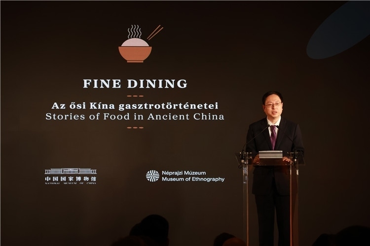 中國國家博物館副館長楊帆致辭。圖片由中國駐匈牙利大使館提供。