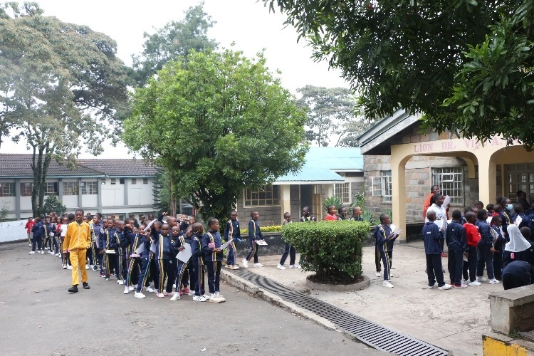 考場現(xiàn)場。埃格頓大學孔子學院供圖