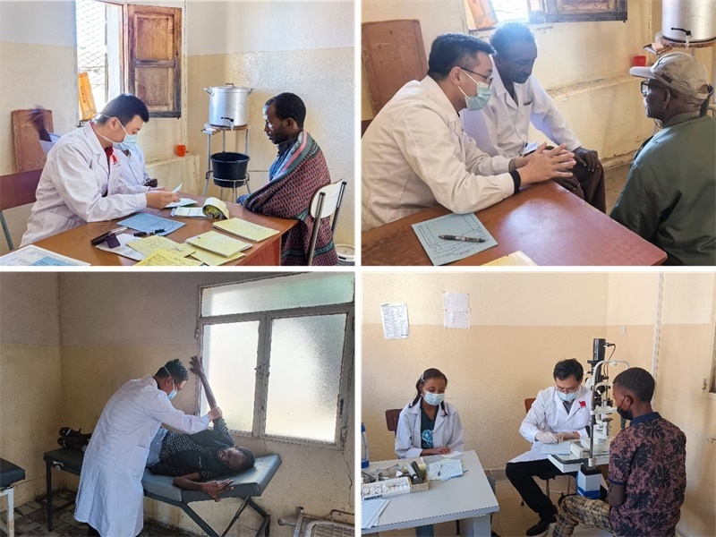 中國第17批援厄立特里亞醫(yī)療隊在科倫醫(yī)院開展巡診活動。中國第17批援厄立特里亞醫(yī)療隊供圖