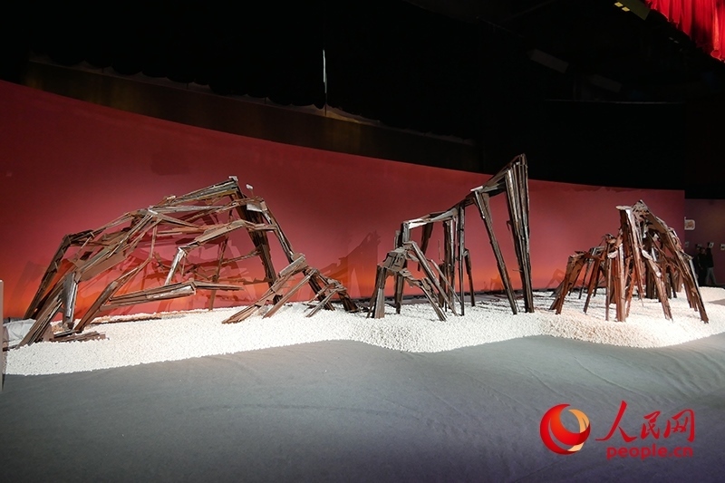 《鑄魂五岳》。人民網(wǎng)記者 韋衍行攝