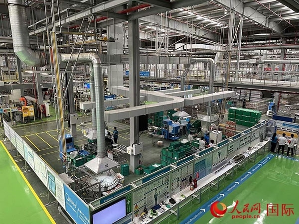 中企美的泰國(guó)工廠。人民網(wǎng)記者 簡(jiǎn)承淵攝