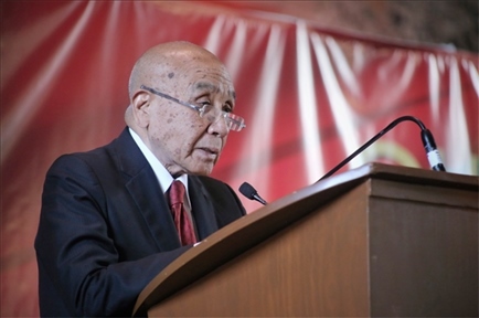 李子文致辭。主辦方供圖