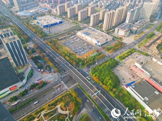 崇川區(qū)北大街便民商圈。人民網(wǎng)記者 王繼亮攝