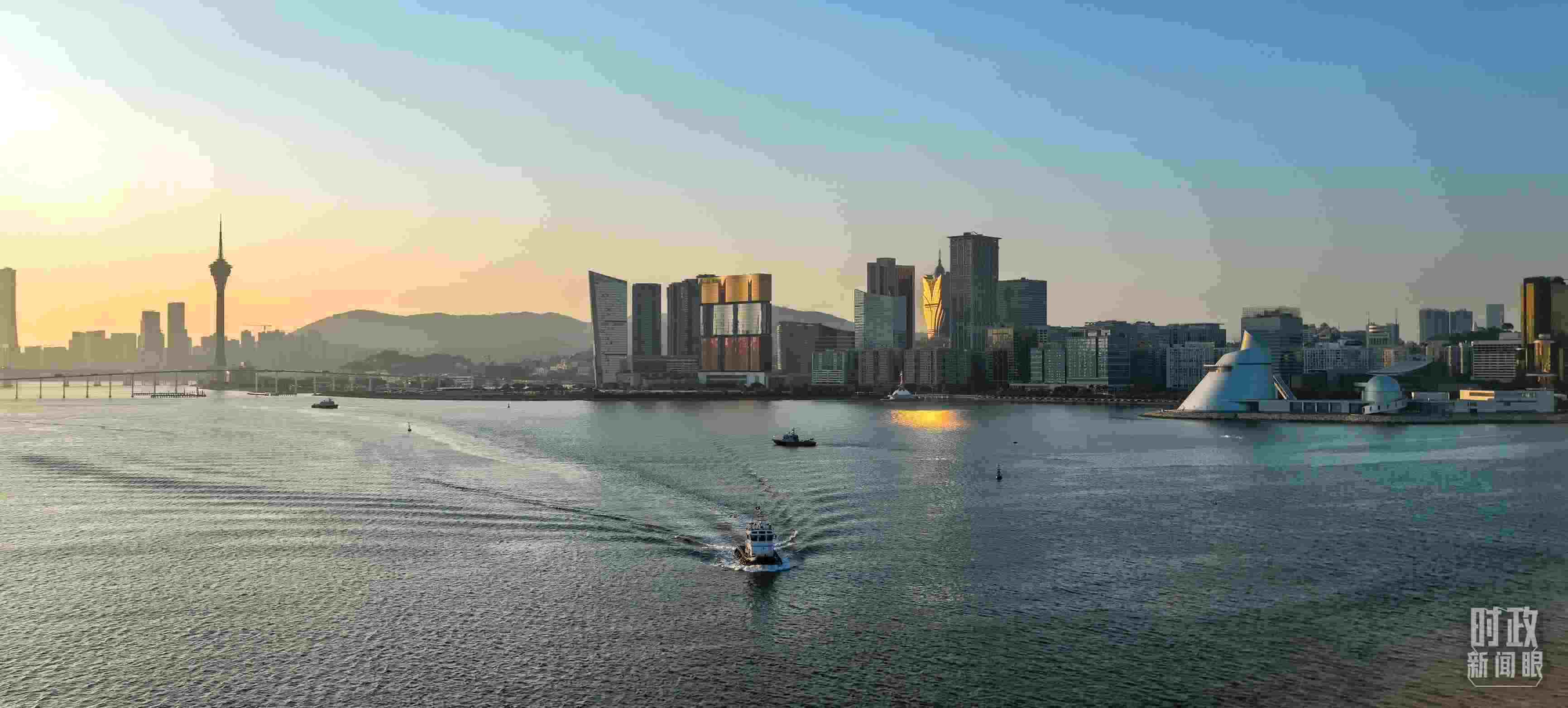 △澳門風光。（總臺央視記者王子杭拍攝）