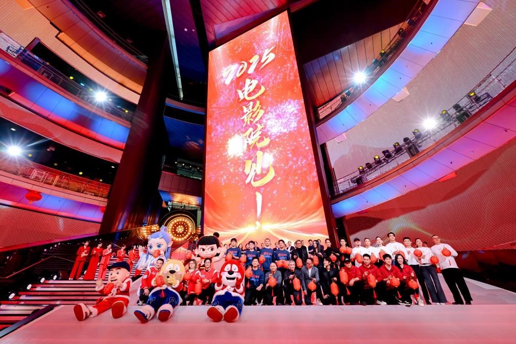 2025年春節(jié)檔電影主創(chuàng)合影。（圖片由主辦方提供）