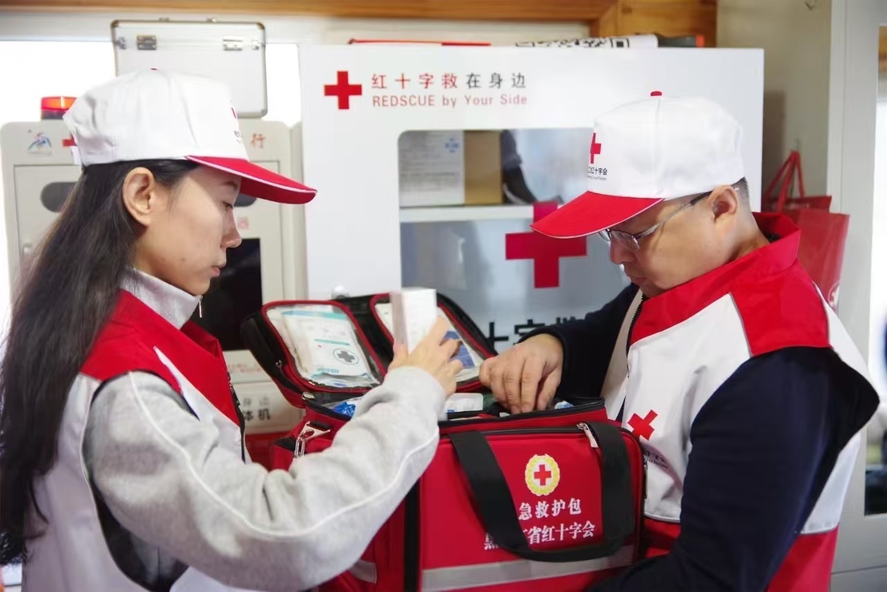 應急救援志愿者培訓現(xiàn)場。 中國紅十字會總會供圖