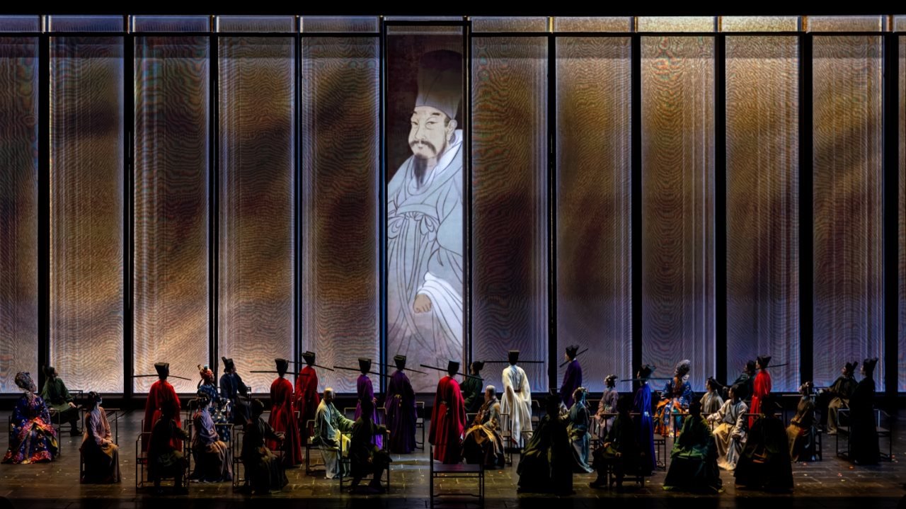 《蘇堤春曉》演出現(xiàn)場。國家話劇院供圖