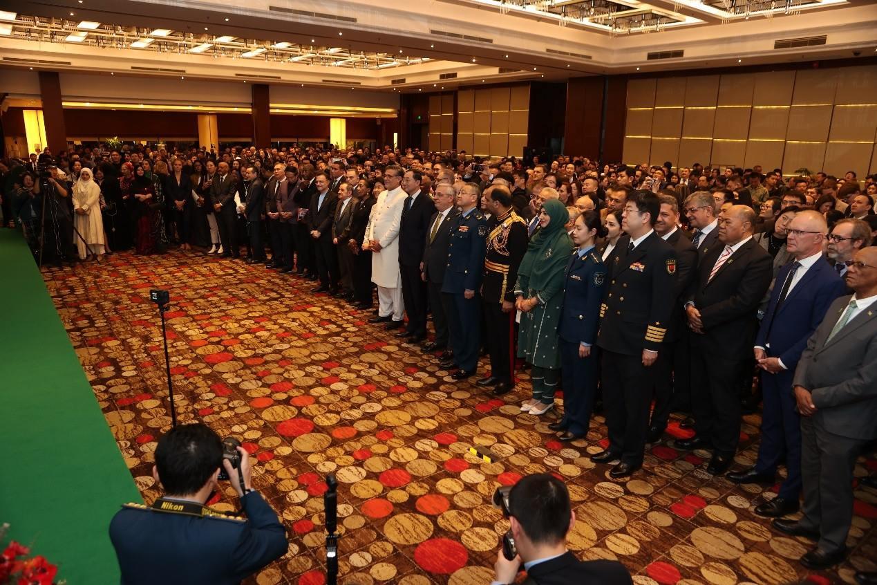 招待會(huì)現(xiàn)場(chǎng)。巴基斯坦駐華大使館供圖