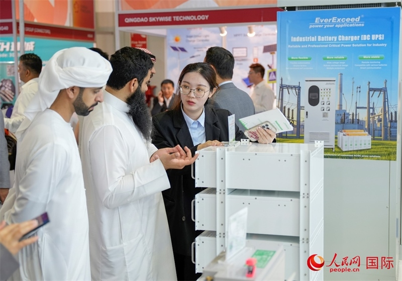 展會(huì)現(xiàn)場(chǎng)。人民網(wǎng) 塔里克·易卜拉欣攝