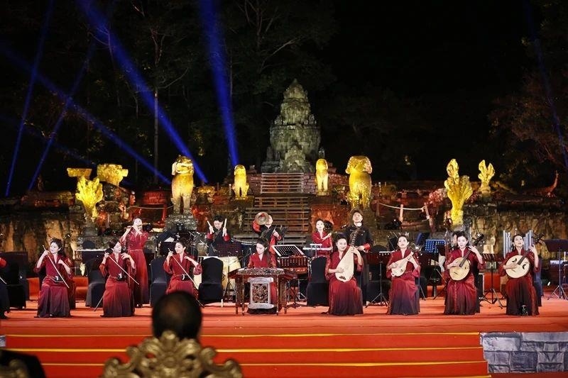 2024年1月13日，在柬埔寨暹粒舉行的“中柬人文交流年”啟動(dòng)儀式。