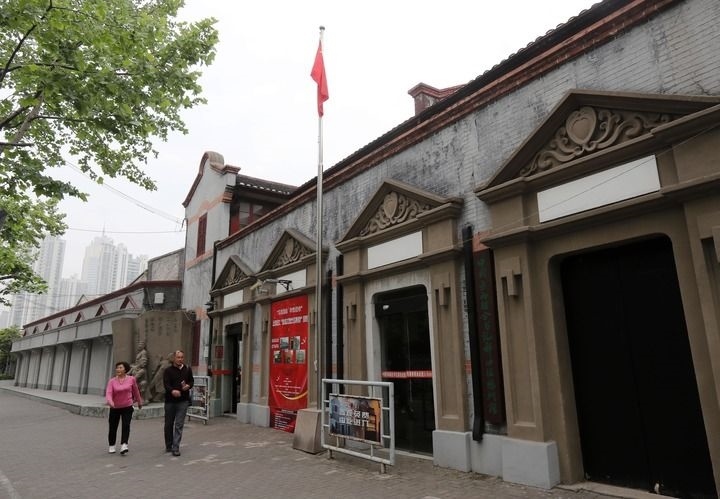 這是2018年5月1日拍攝的中國勞動組合書記部舊址陳列館外景。新華社記者 劉穎 攝