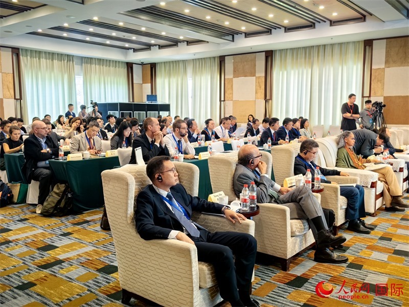 “通往COP30之路：中巴植樹造林和碳匯合作研討活動(dòng)”現(xiàn)場(chǎng)。人民網(wǎng)記者 符園園攝